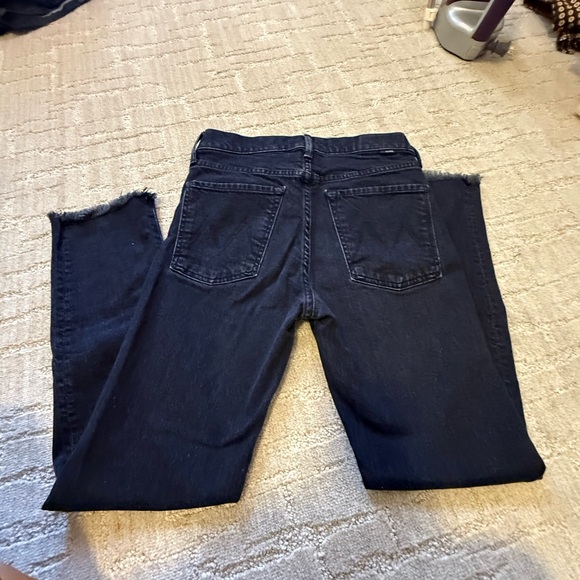 MOTHER Black Ankle Jeans - Picture 5 of 13